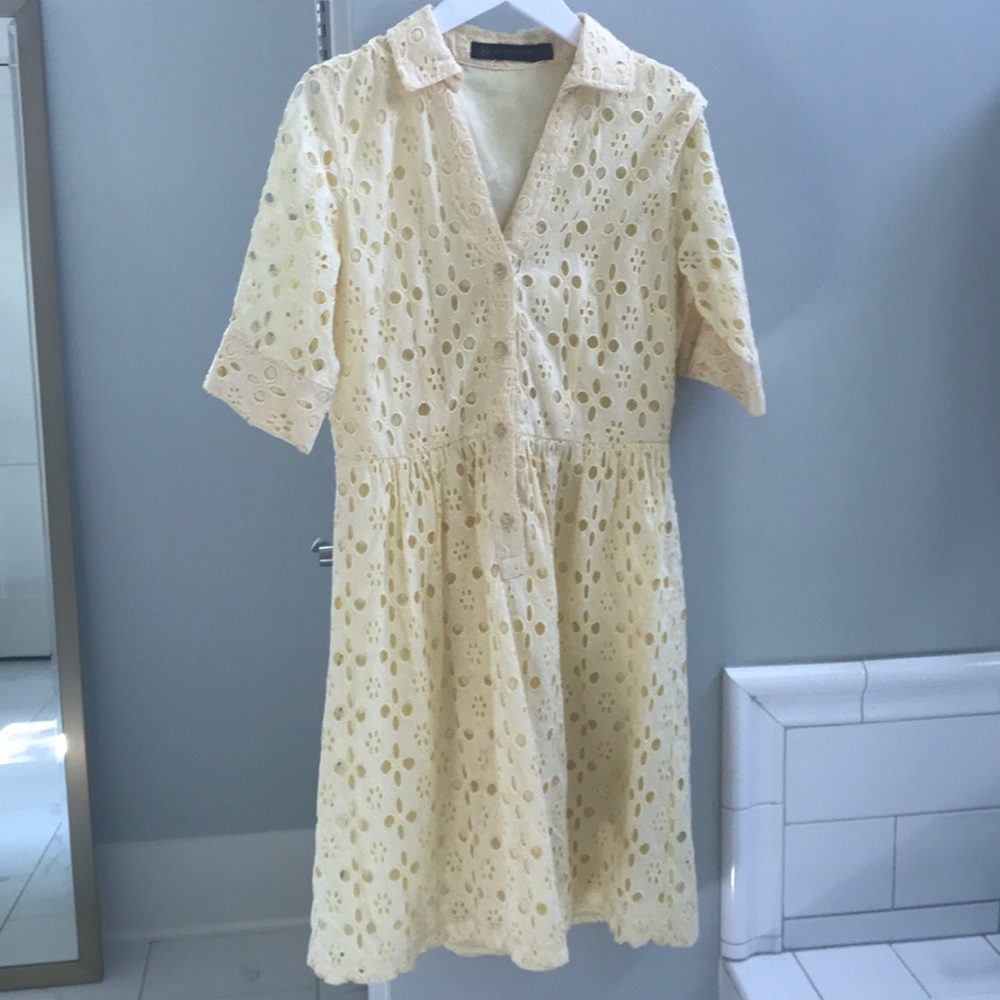 Vintage yellow dress
